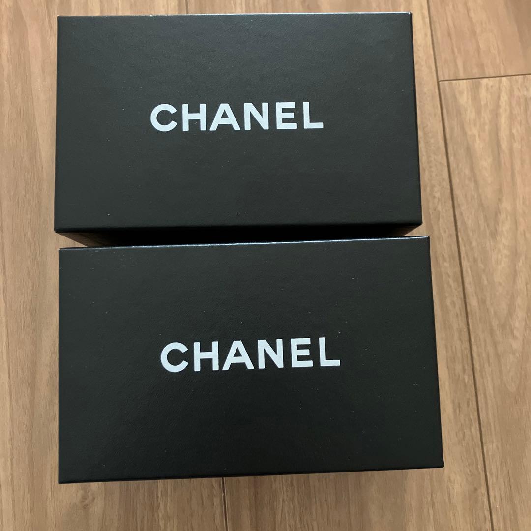 シャネル CHANEL 空箱 箱のみ ブラック 黒 小物入れ インテリア - メルカリ