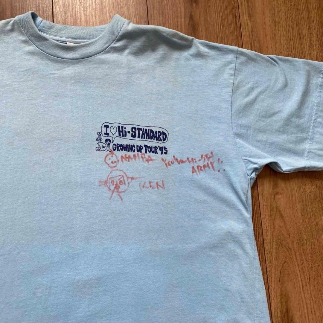 激レア】 hi-standard 3人サイン入り growing up Tee - メルカリ