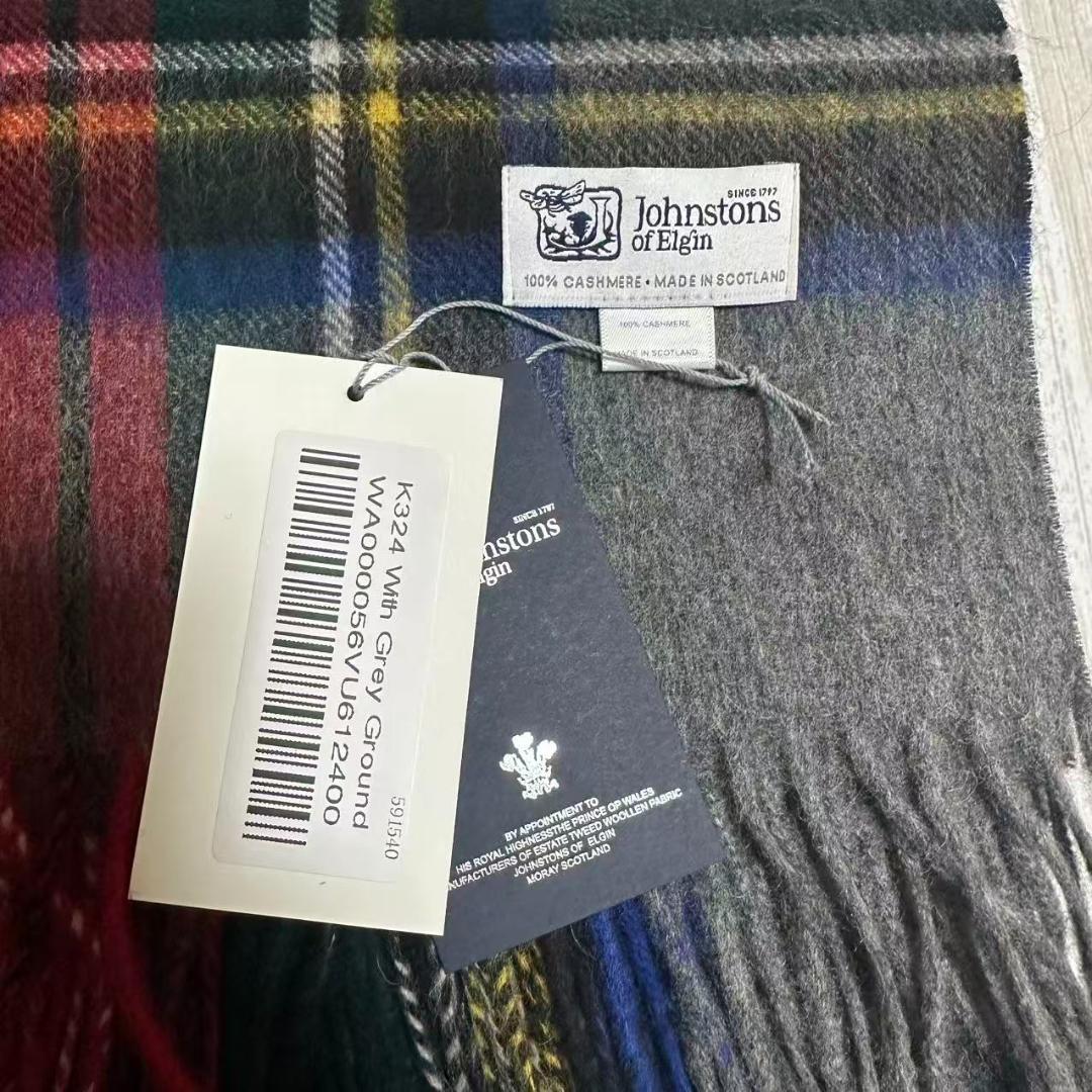 も*み様 JOHNSTONS ジョンストンズ 大判 マフラー グレースチュワート