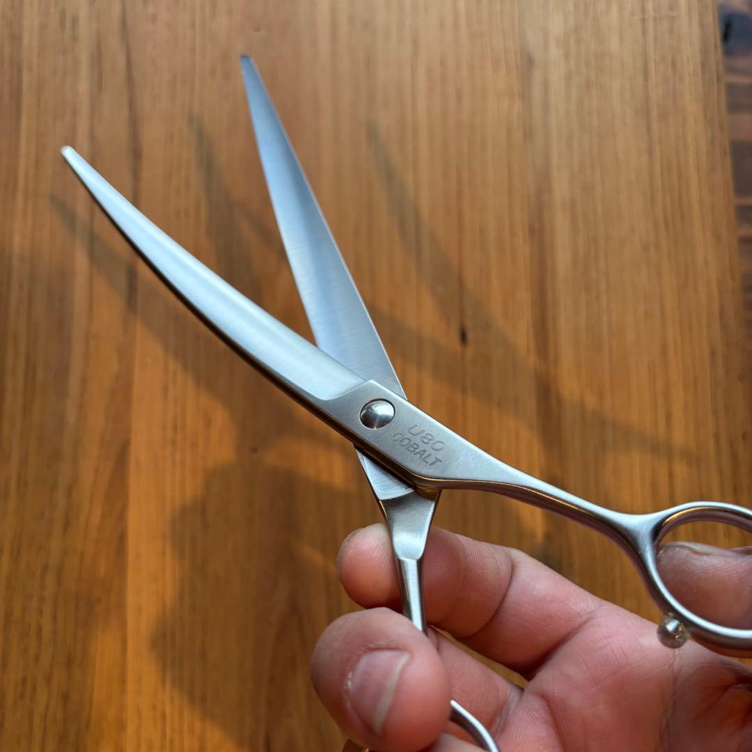 ◇中古◇ UTSUMI 左利き用 トリミング両刃スキバサミ