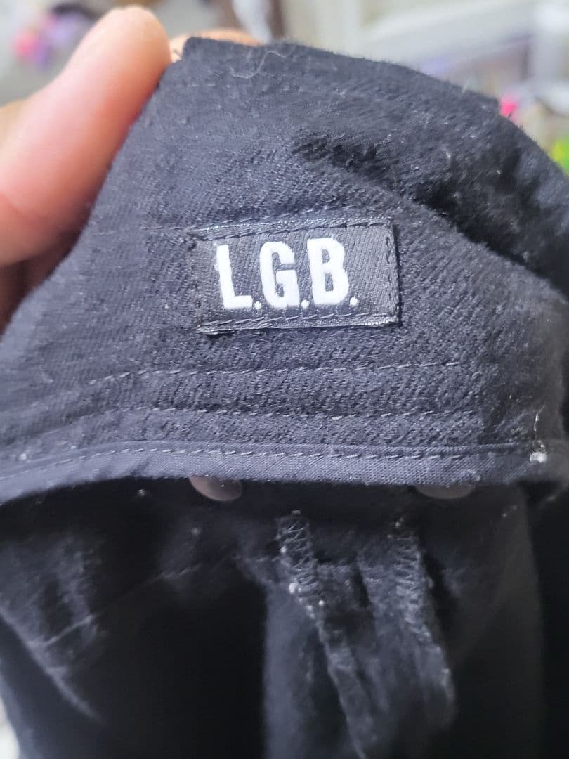 L.G.B. ブラック サルエルパンツ｜L.G.B. ブラック サルエルパンツ