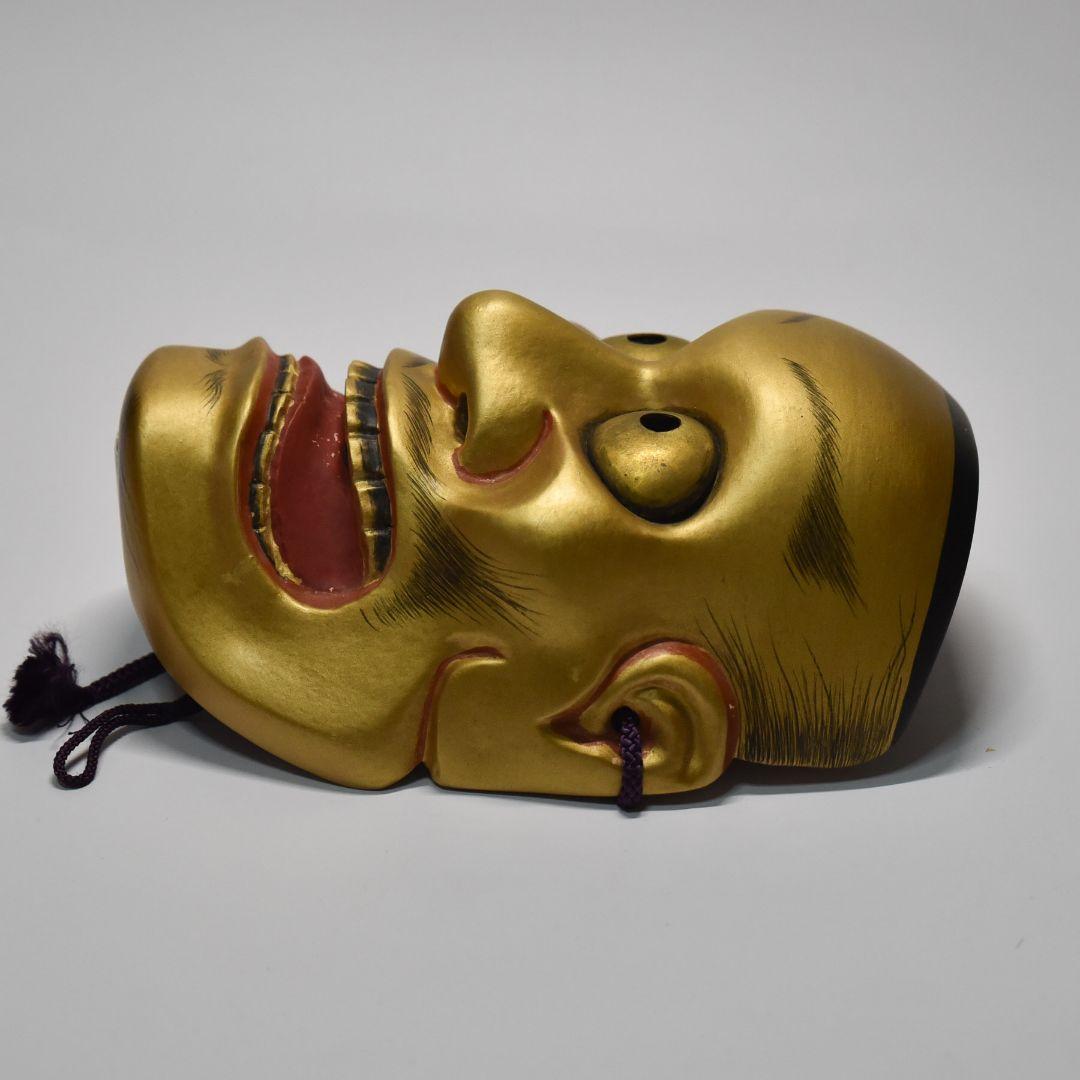 能面 大飛出 小篠耀山作 箱入り 台本、能面袋付き(A5)