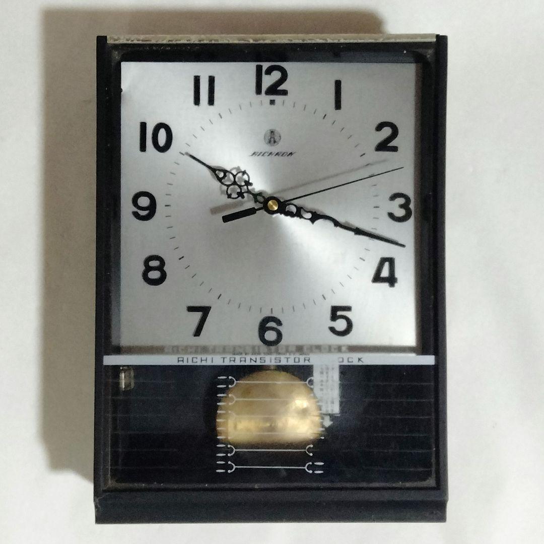 【動作品】愛知時計 掛け時計 振り子時計 昭和レトロ アンティーク レア文字盤