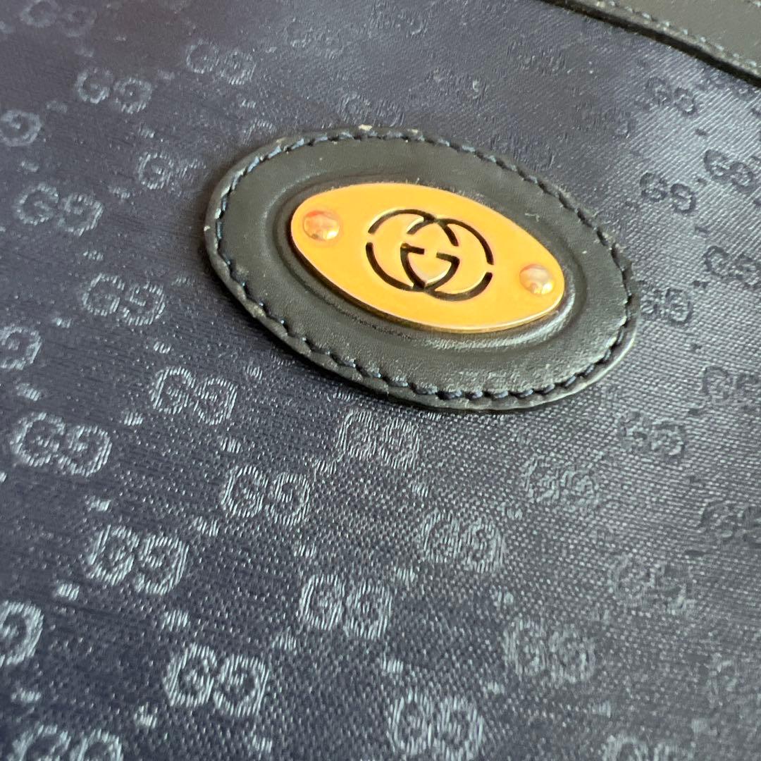GUCCI グッチ GG ショルダーバッグ ネイビー