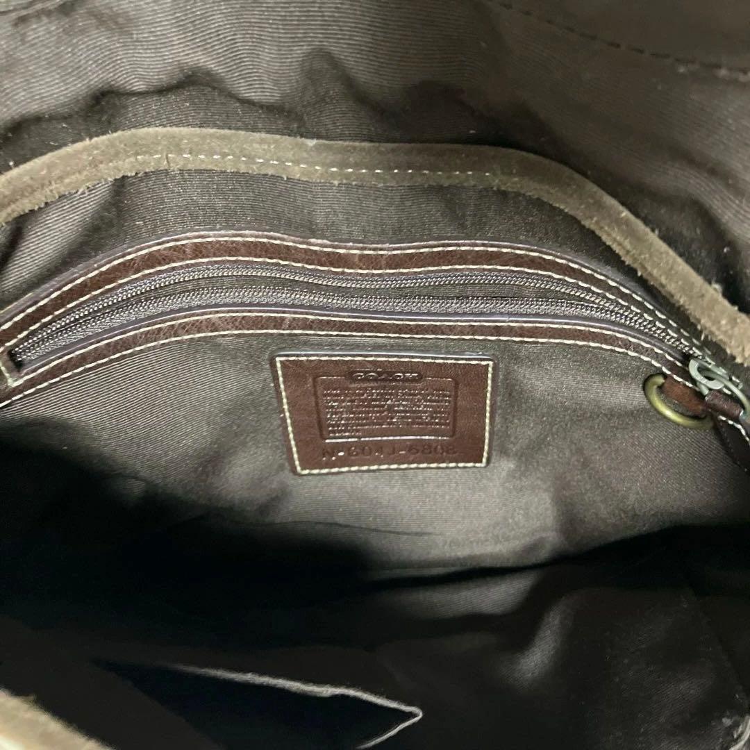 K*o様 COACH ワンショルダー ホーボー キャンバス×レザー ×スエード