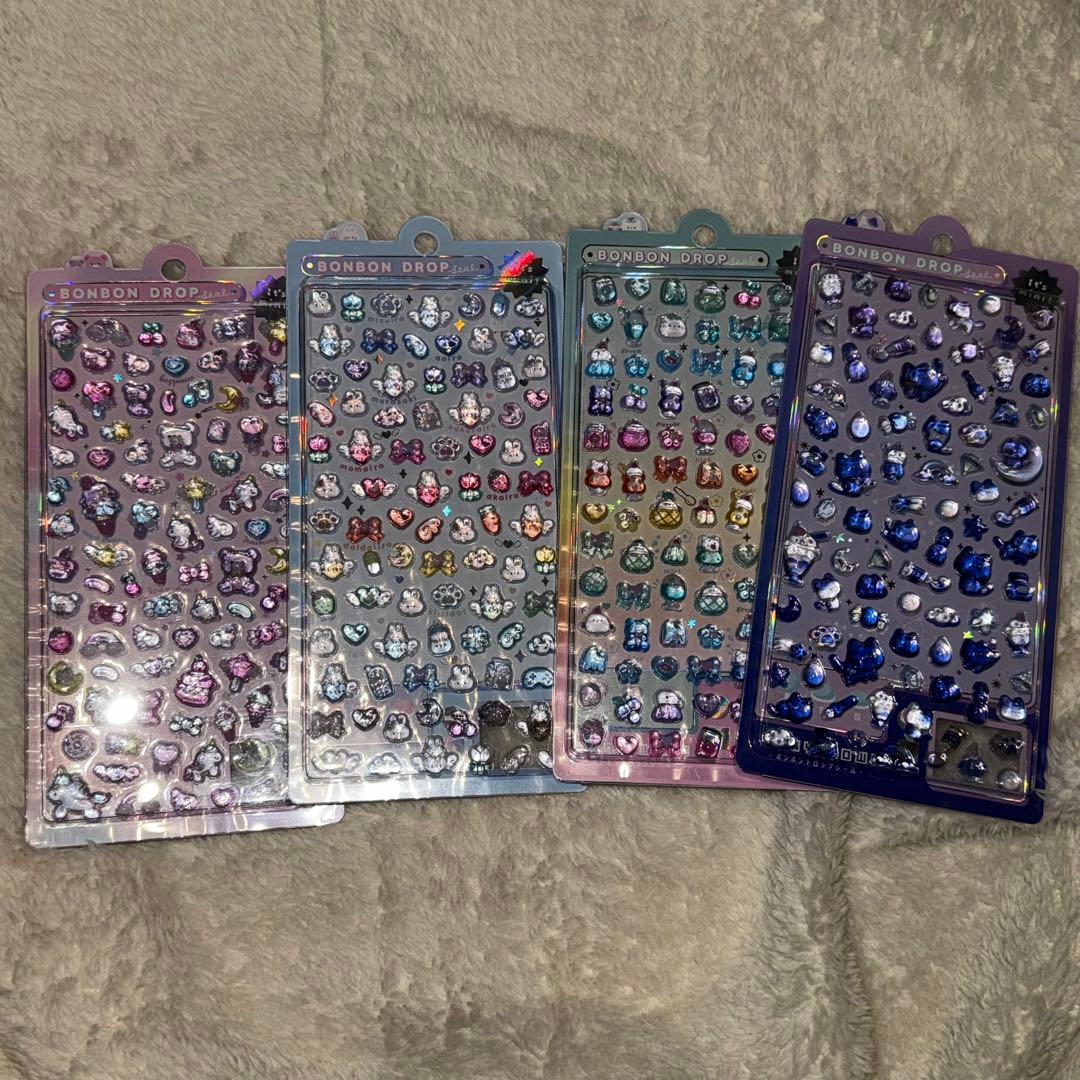 ボンボンドロップシールミニ、プチドロップステッカー