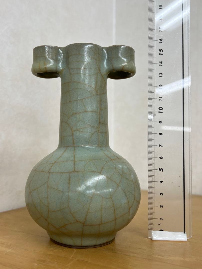 中国宗朝 南宋官窯瓶 唐物古美術 骨董珍品アンティーク コレクション江戸