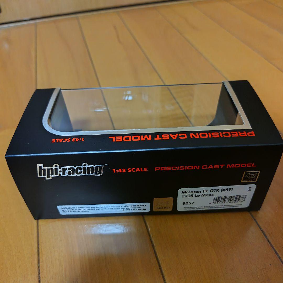 ミニカー hpi Racing McLaren F1 GTR 95 Le Mans #59