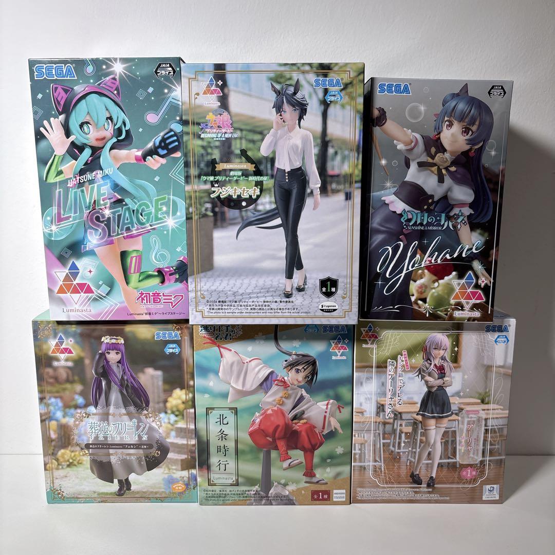 未開封 Luminasta フィギュア 6体セット ウマ娘 フェルン 初音ミク
