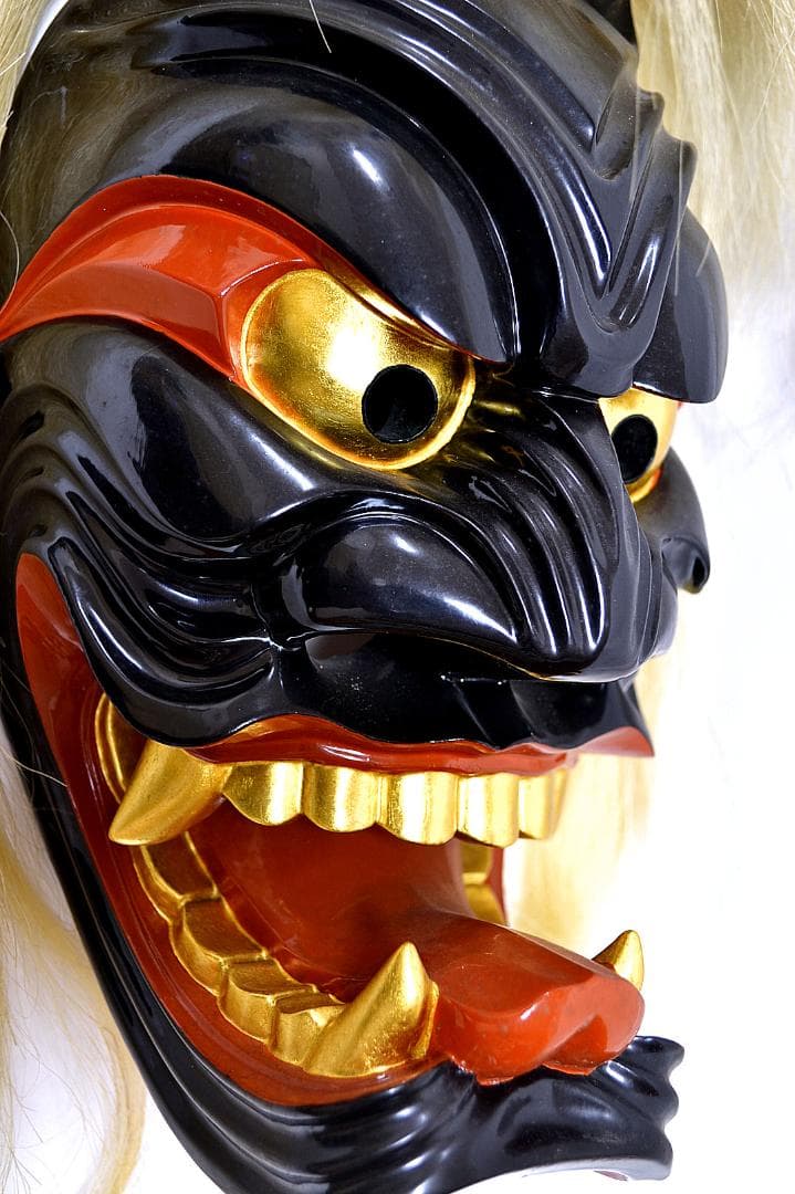 能面 般若 大雲作 箱付き 美品 (C5) 能面 般若 大雲作 箱 能面 般若 大