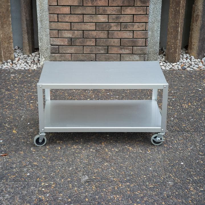 廃盤 無印良品 MUJI アルミ ローテーブル ワゴン 鈴木敏彦 - メルカリ