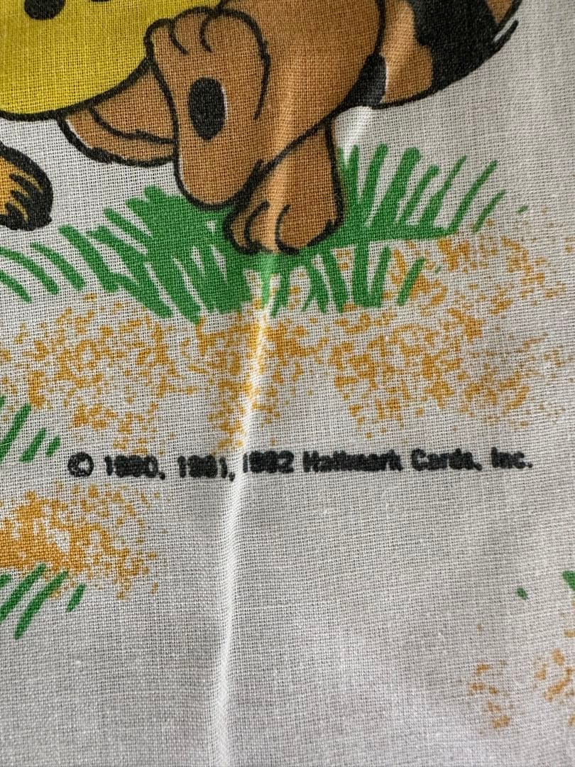 アニマル動物柄ヴィンテージ シーツ ムチャチャkeikiiiブーフーウー古着