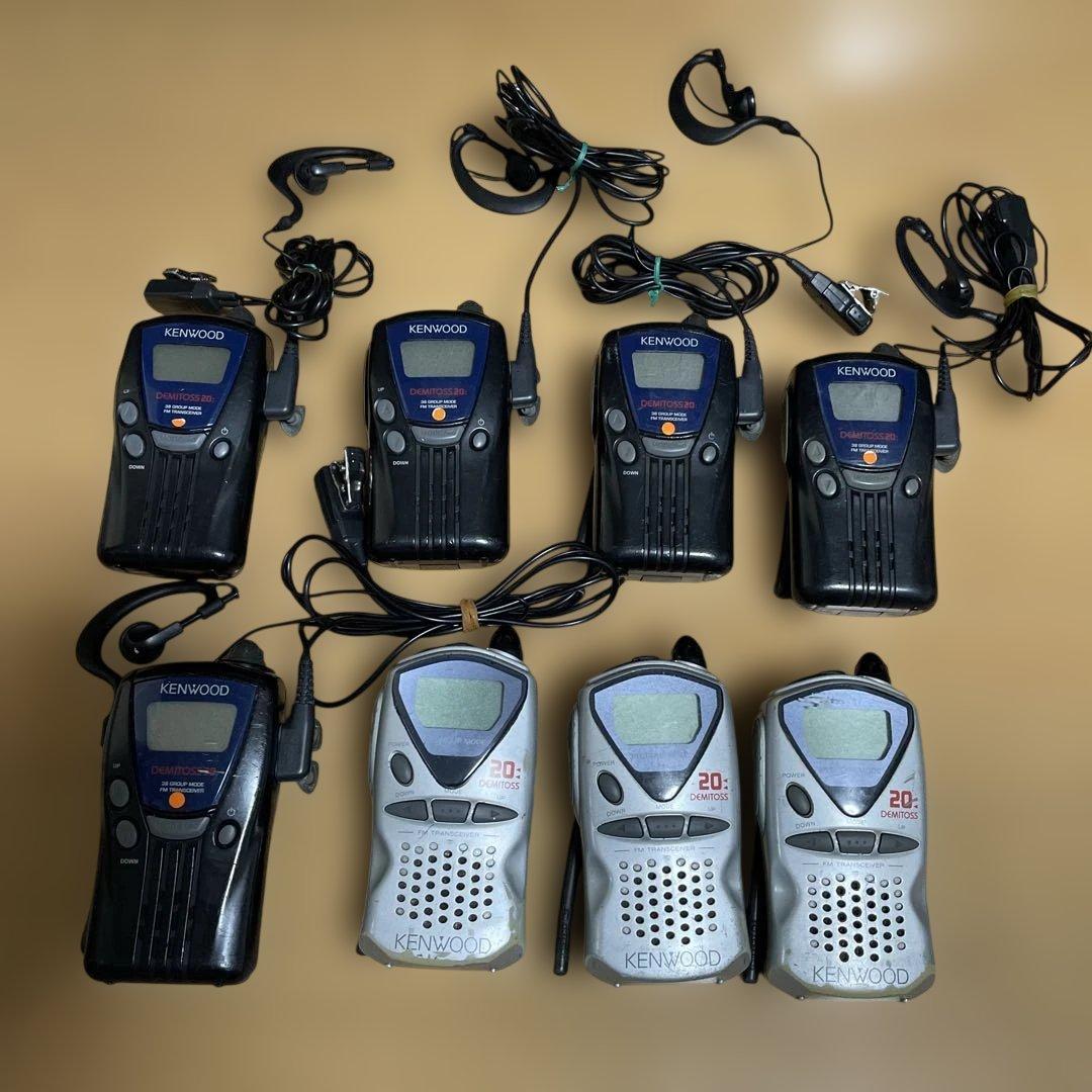 KENWOOD ケンウッド トランシーバー 8台　イヤホンマイク5本付 楽天市場】ケンウッド UBZ-M31E 純正イヤホンマイクセット 特定小電力