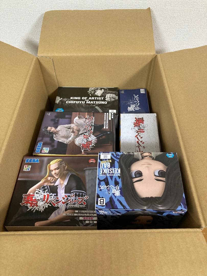 新品未開封】東京リベンジャーズ　フィギュア　松野千冬　場地圭介　九井一 　乾青宗