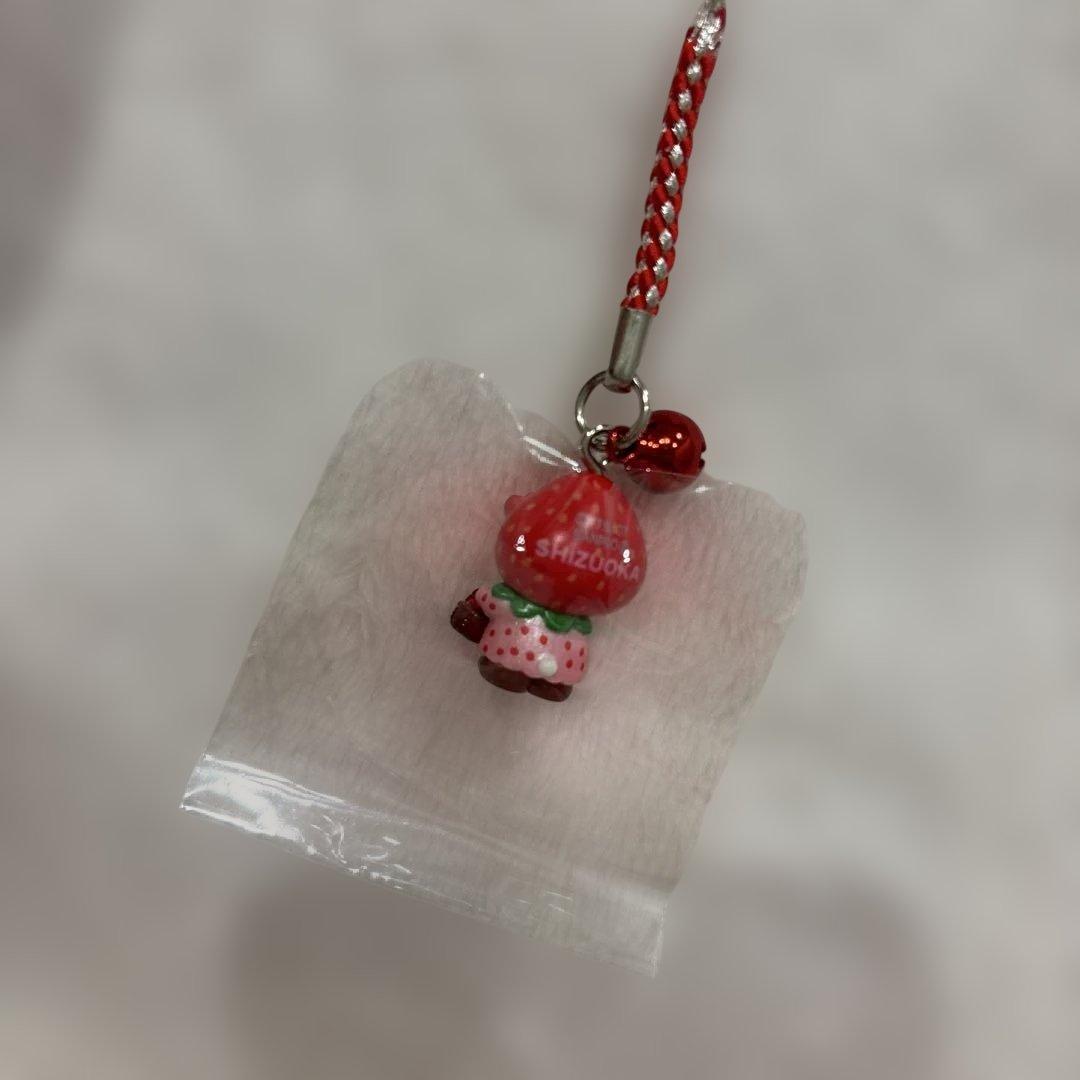希少　ご当地キティ　静岡限定　いちご　根付　ストラップ　当時物　レア