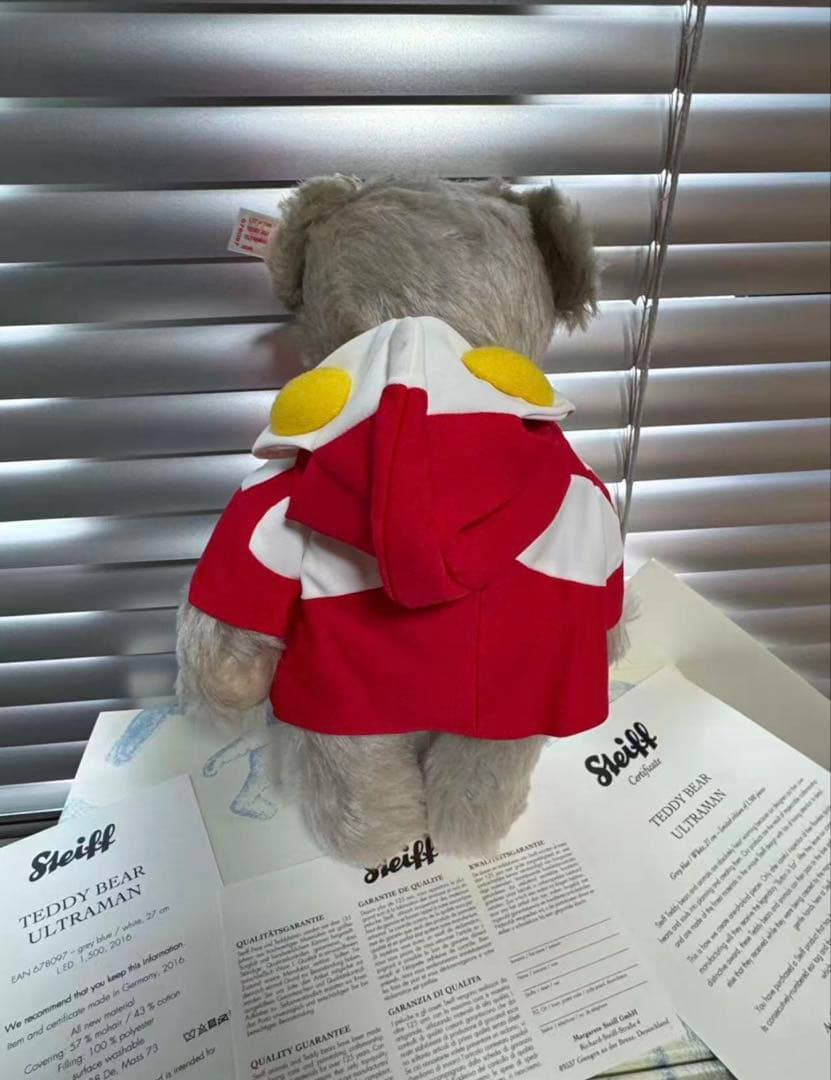 新品 シュタイフ テディベア ウルトラマン steiff ULTRAMAN