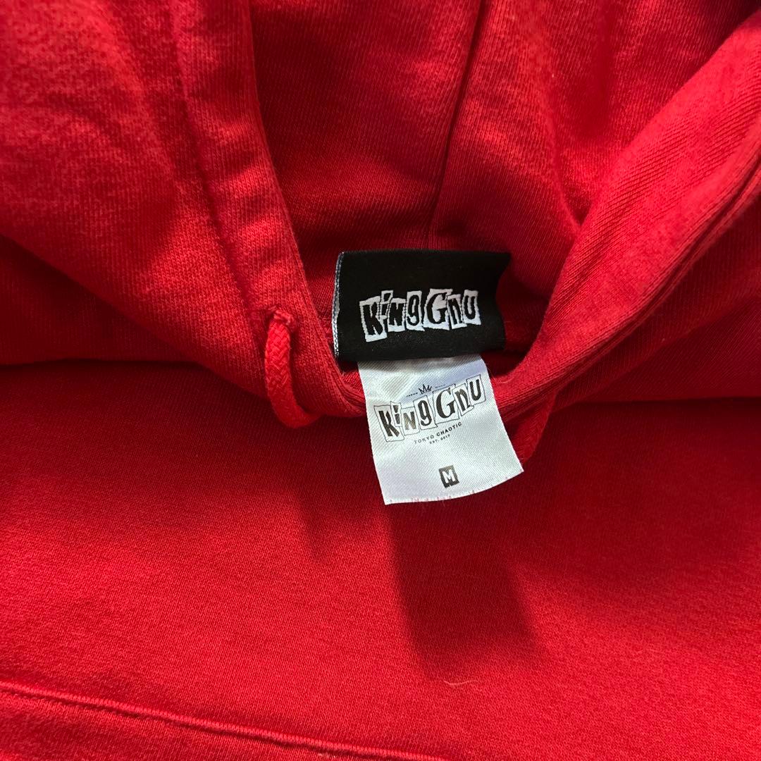 King Gnu キングヌー SPECIALZ パーカー (赤 サイズM) - メルカリ