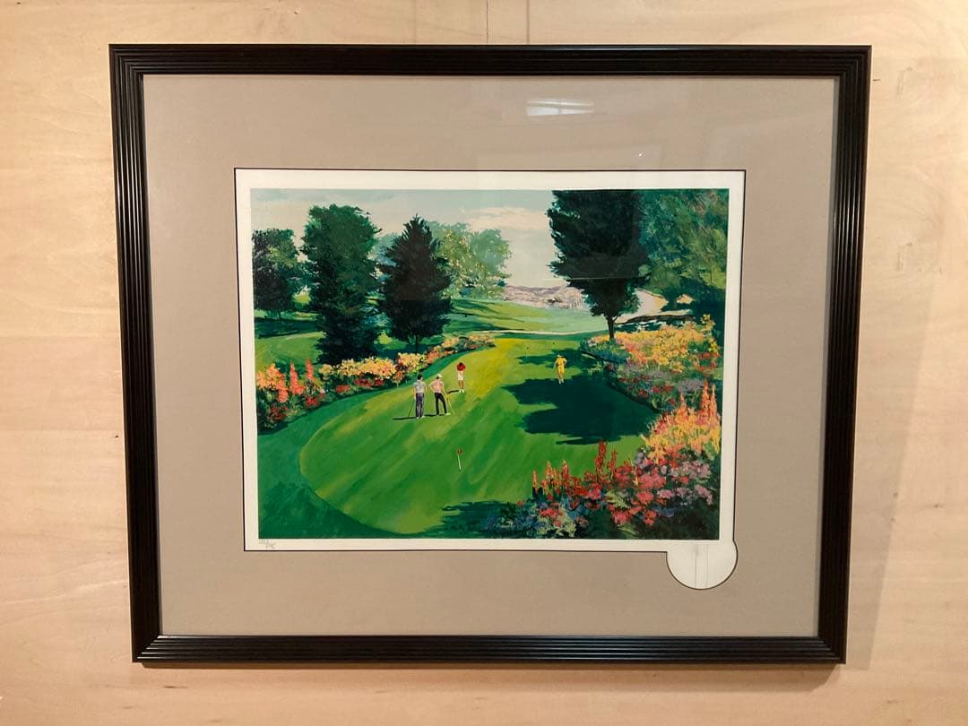 マークキング「パッティング」シルクスクリーン直筆サイン