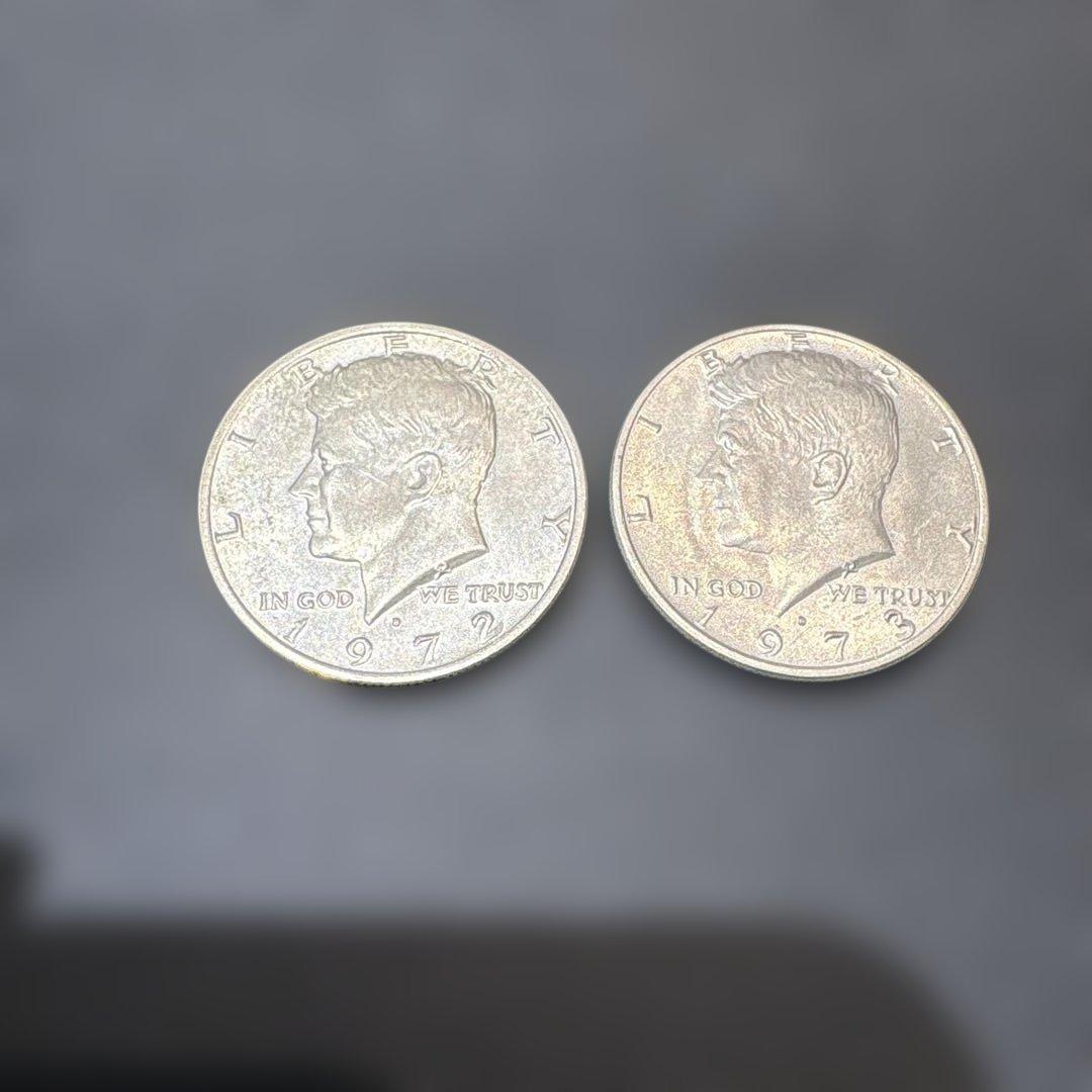 s*s様 アメリカ ハーフダラーケネディ硬貨2枚セットです - メルカリ