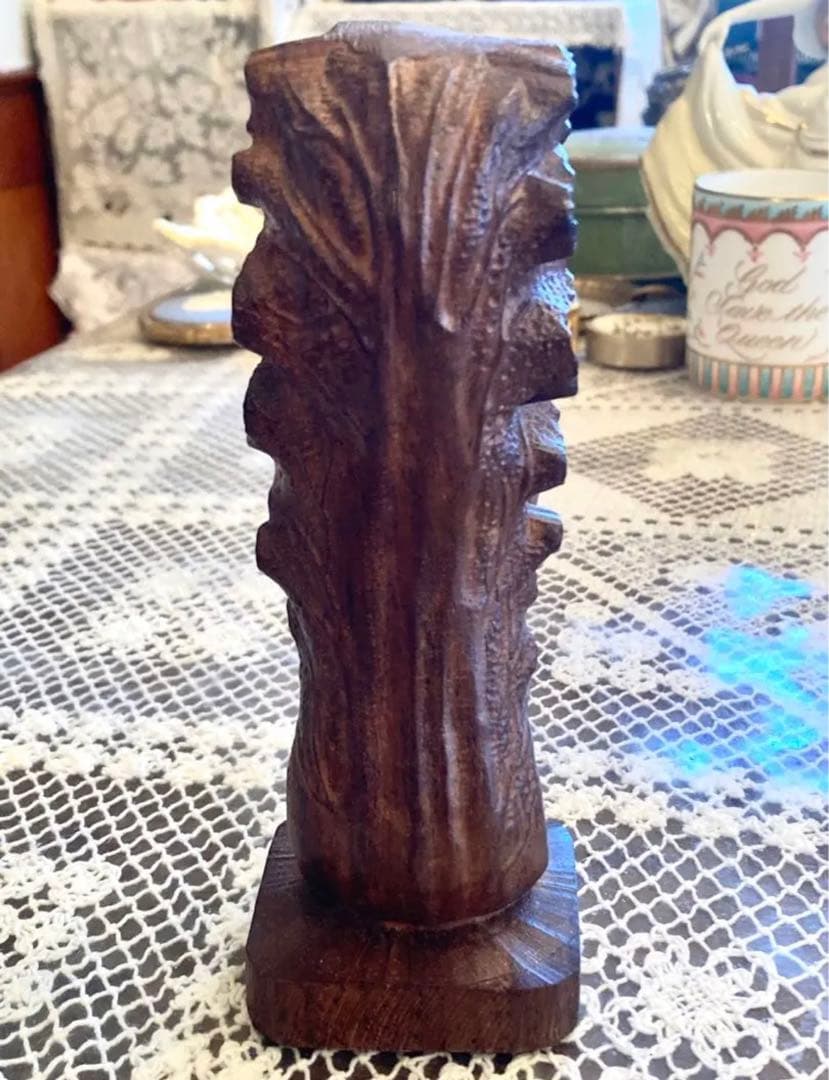 フランス購入 アンティーク 仏像 木彫り？ ビンテージ ヴィンテージ