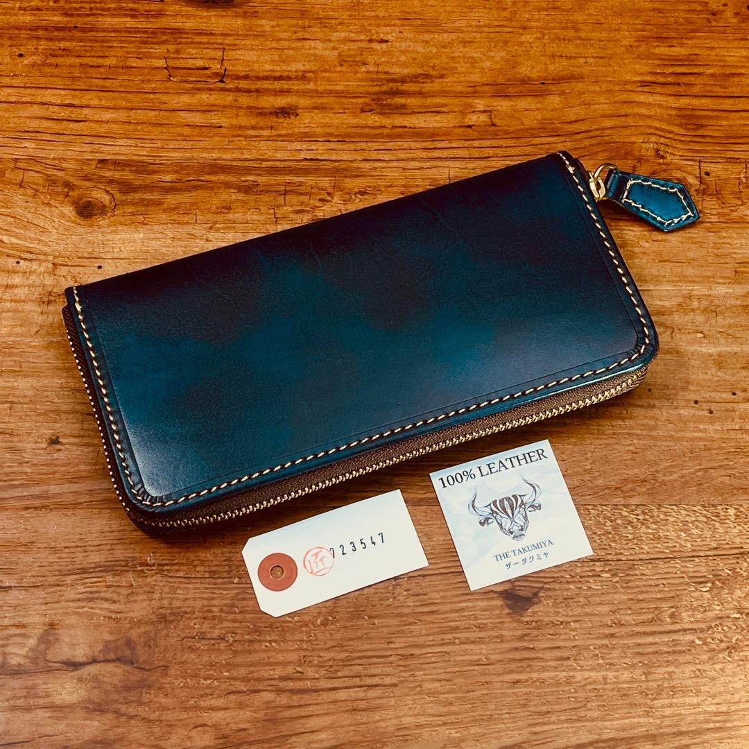 メンズ 長財布 本革 ラウンドファスナー メンズ 長財布 財布 栃木レザー