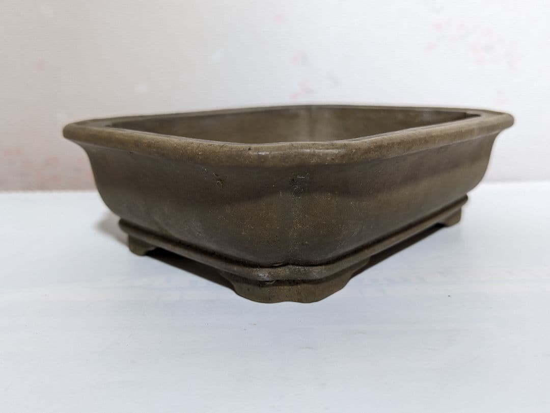 CATEGORY 食器・器 | HORIDASHI市 ♢中国？宜興窯 梨地 隅切り長方形