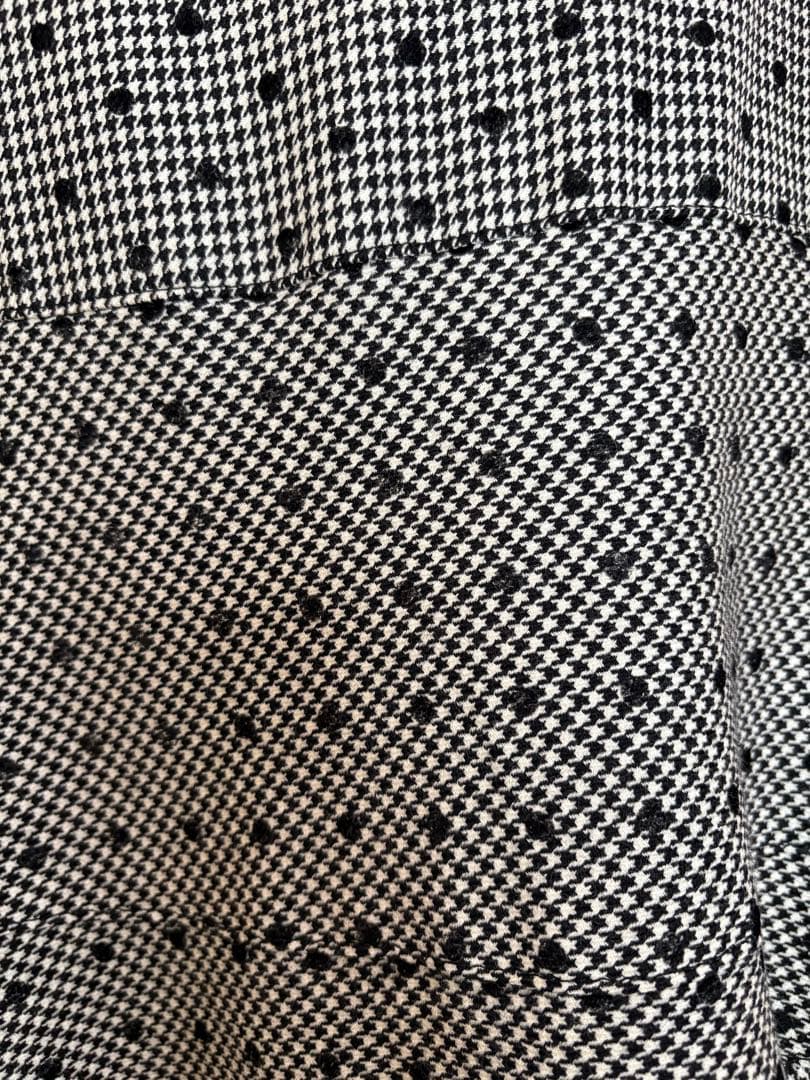 tricot COMME des GARCONS フレアスカート 白黒ドット