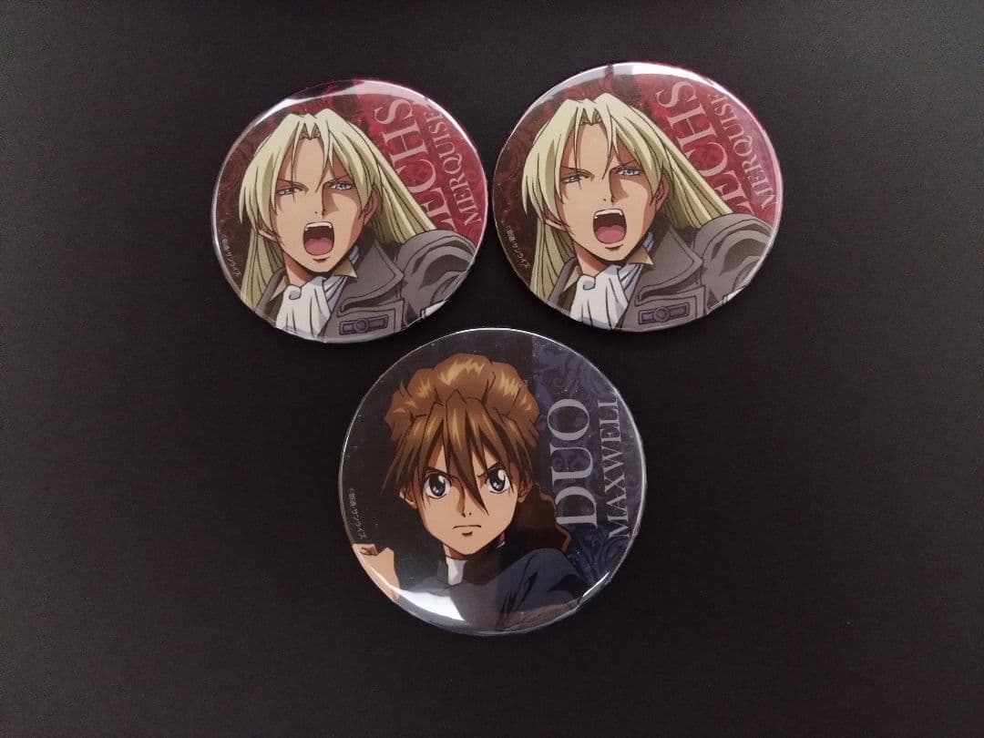 ガンダムW 30周年記念ショップ 缶バッジ ゼクス デュオ - メルカリ