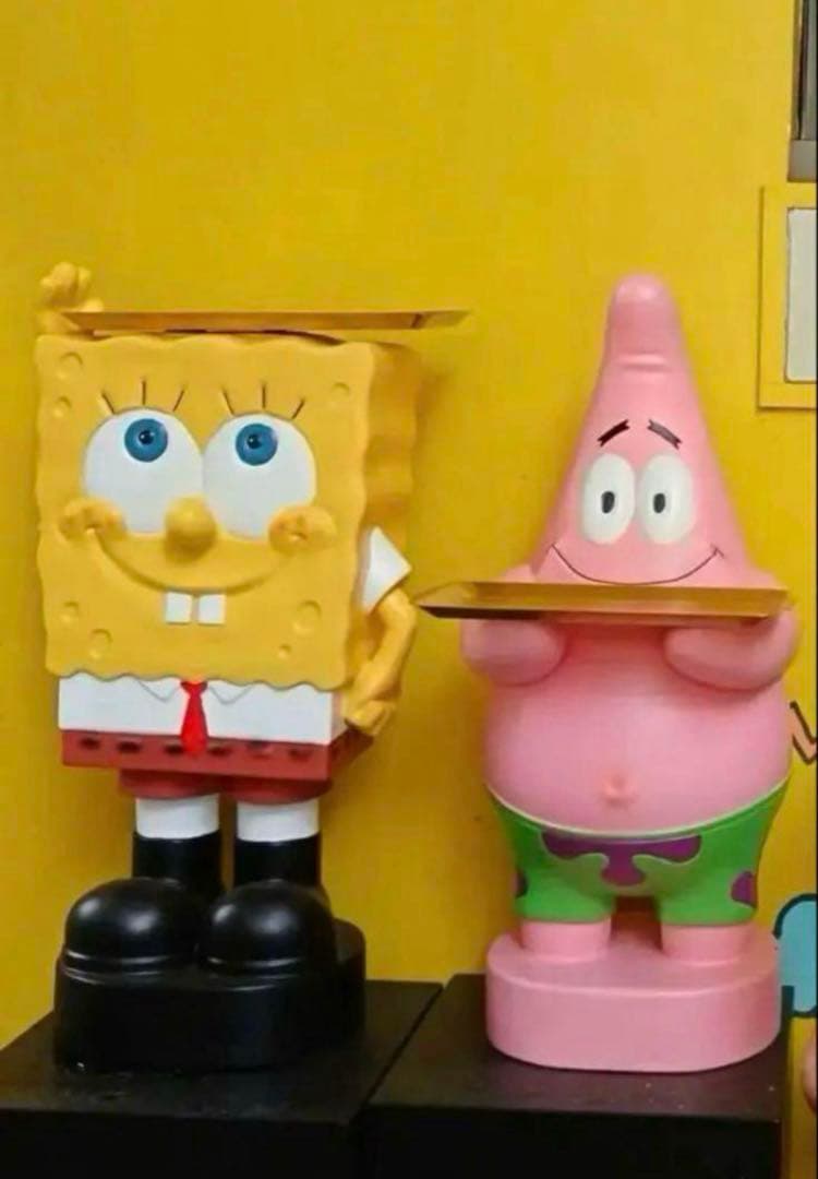 スポンジボブ パトリック君 2セット 特大インテリア フィギュア