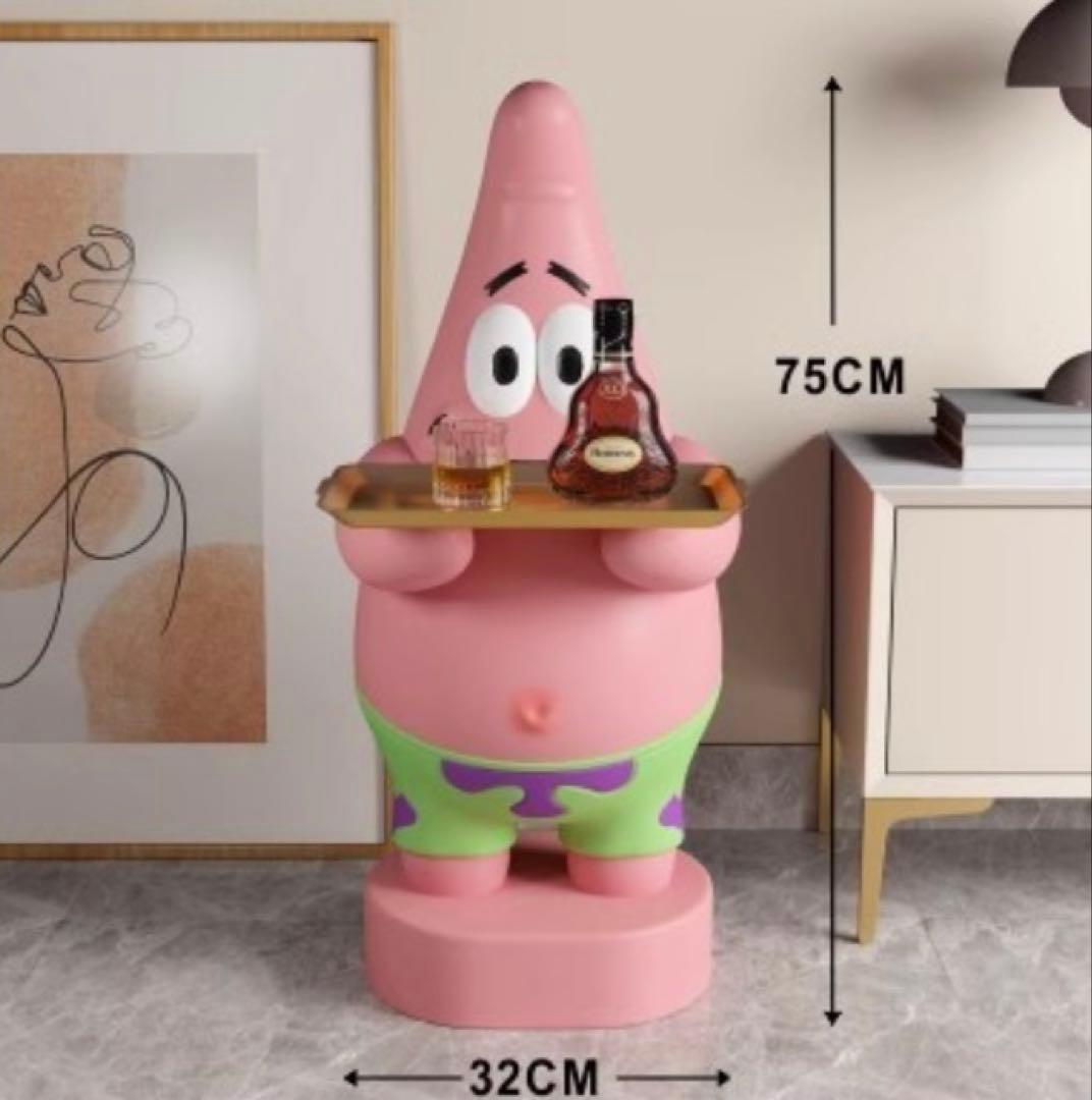 スポンジボブ パトリック君 2セット 特大インテリア フィギュア