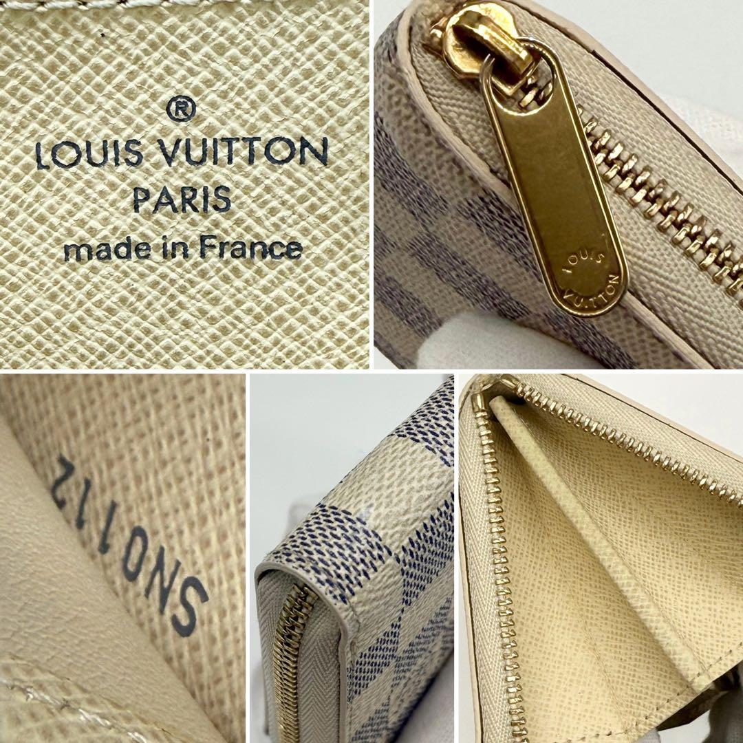 超極美品✨ルイヴィトン ダミエ アズール ジッピーパース 小銭入れミニ財布