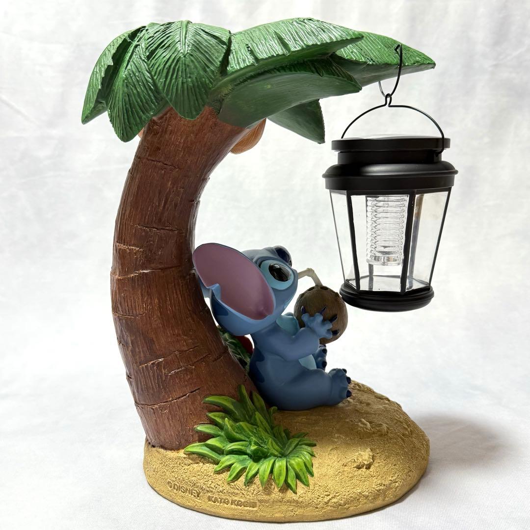 希少★加藤工芸 ディズニー リロ&スティッチ スティッチ ソーラーライト