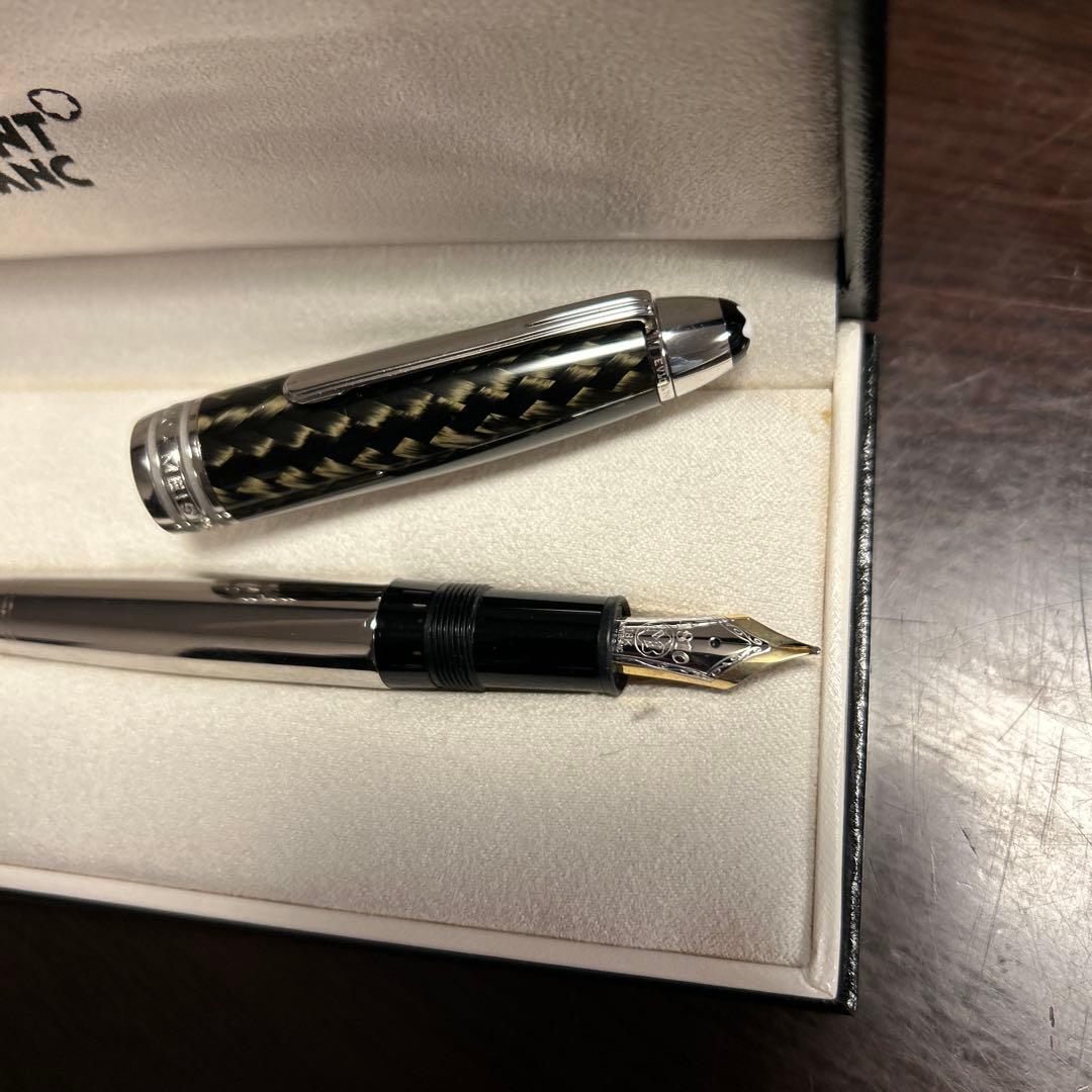 MONTBLANC MEISTERSTUCK 中字カーボンファイバー万年筆