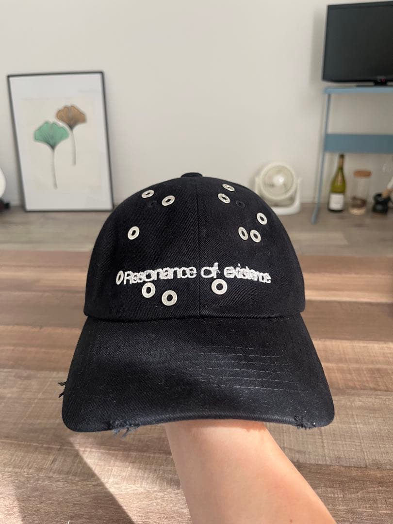 Acne Studios キャップ Acne Studios - ツイルロゴキャップ - Acne