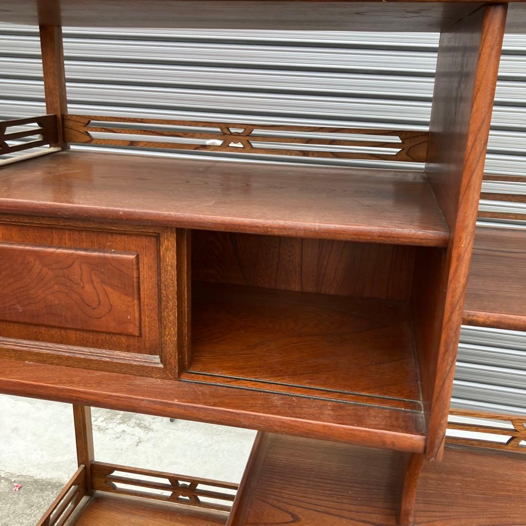 唐木家具 銘木 茶箪笥 飾り棚 中国骨董 サイドボード ビンテージ