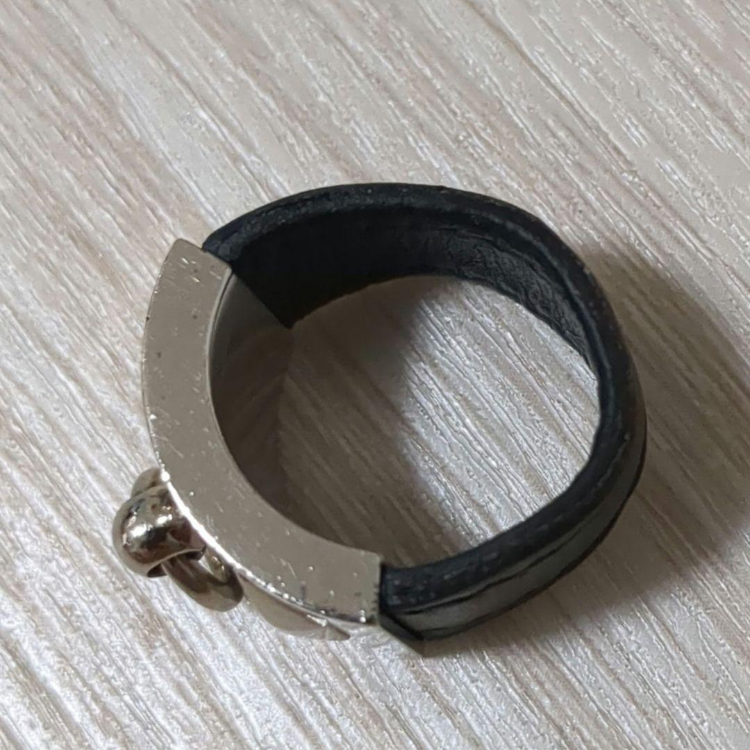 エルメス HERMES リング・指輪 コリエドシアン レザー/メタル