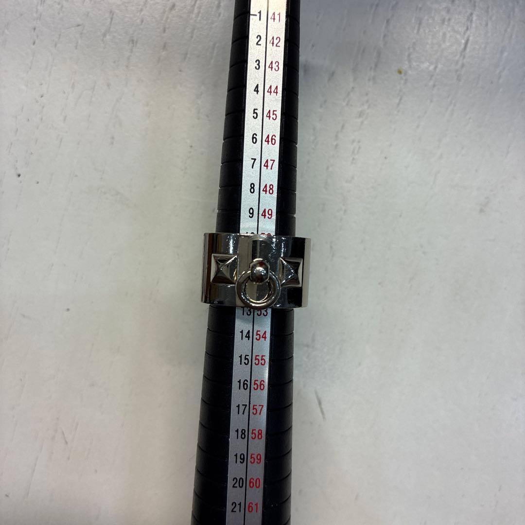 エルメス HERMES リング・指輪 コリエドシアン レザー/メタル