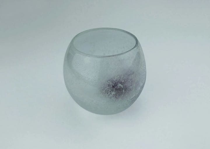 ☆最終価格☆蓄光ルナウェア月のグラス グリーン ・ブルー蓄光グラス