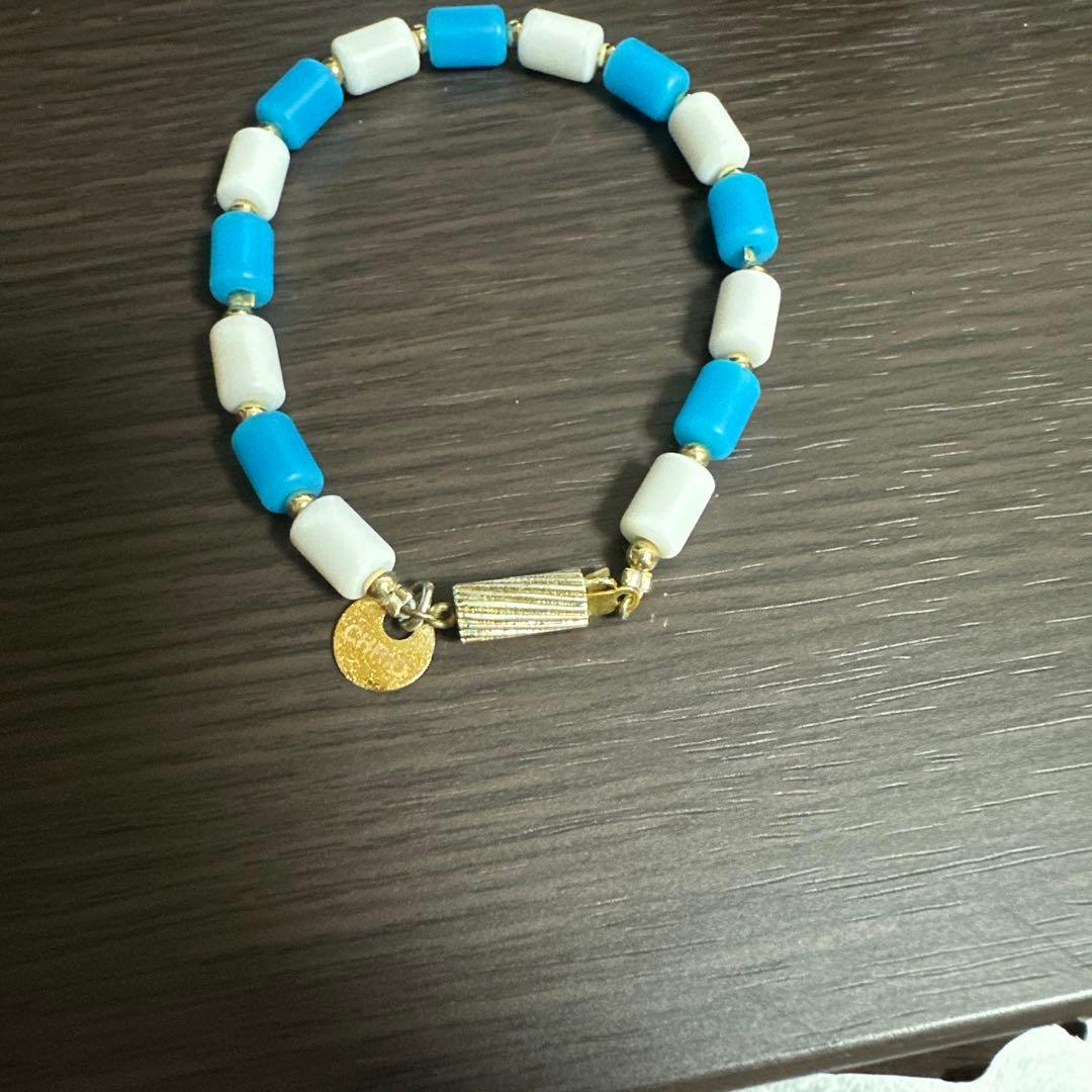 クリオ ブレスレット 17cm アクアブルー ファッション メンズ