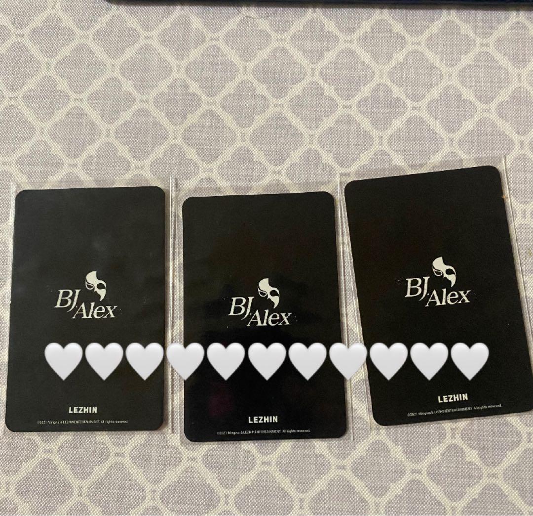 BJ Alex トレーディングカード 3枚セットbj アレックス bl