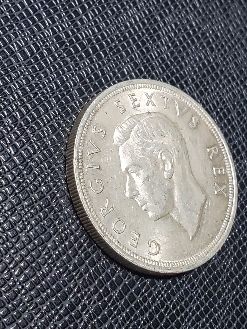 1963. 銀貨 1652年-1952年 南アフリカ 5シリング