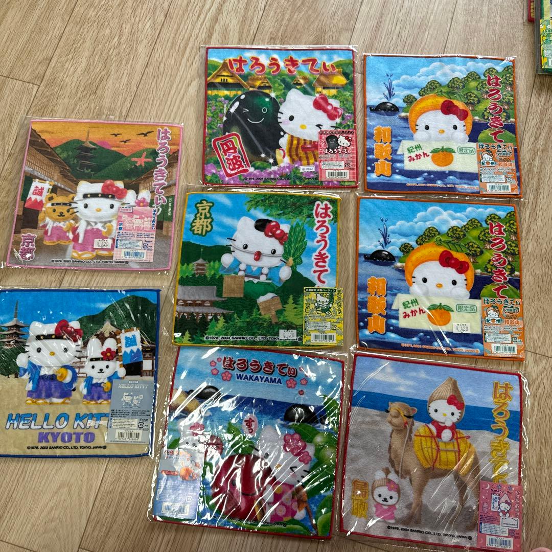 値下！早い者勝ち！ご当地キティ　プチタオル63枚セット