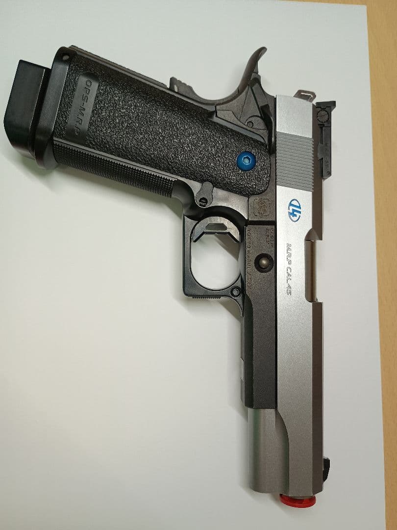 東京マルイ ハイキャパ5.1R シルバー 予備マガジン ホルスター ガス付き