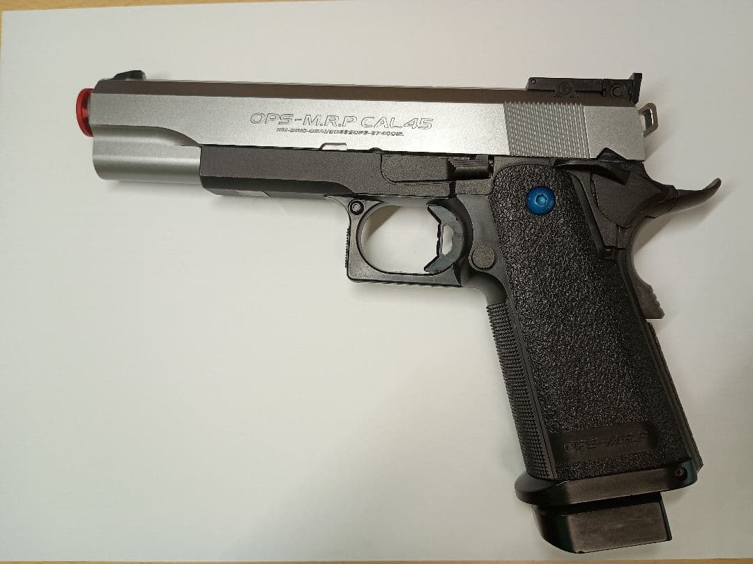 東京マルイ ハイキャパ5.1R シルバー 予備マガジン ホルスター ガス付き