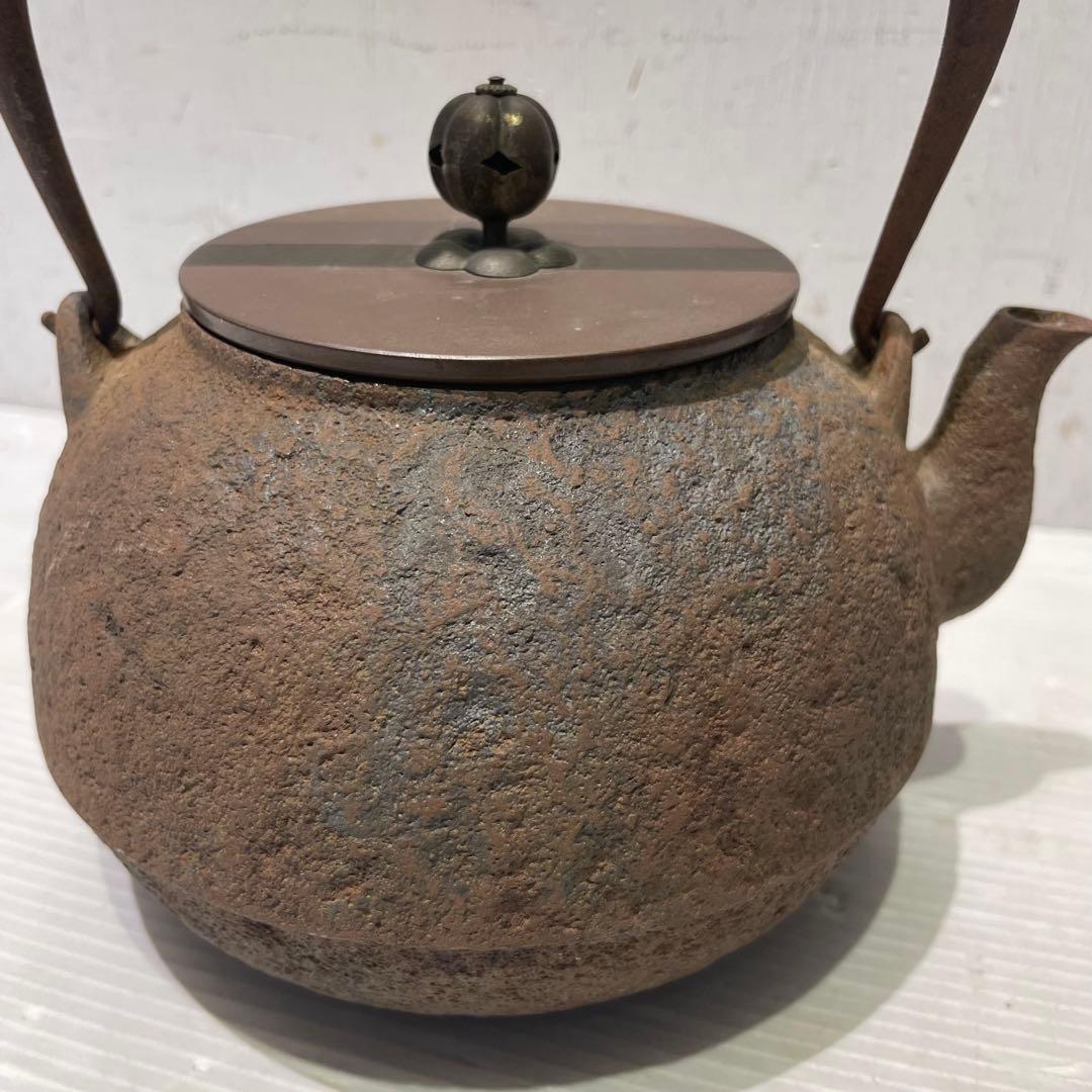 希少 鉄瓶 龍文堂造 骨董品 茶道具 インテリア 工芸品 コレクション