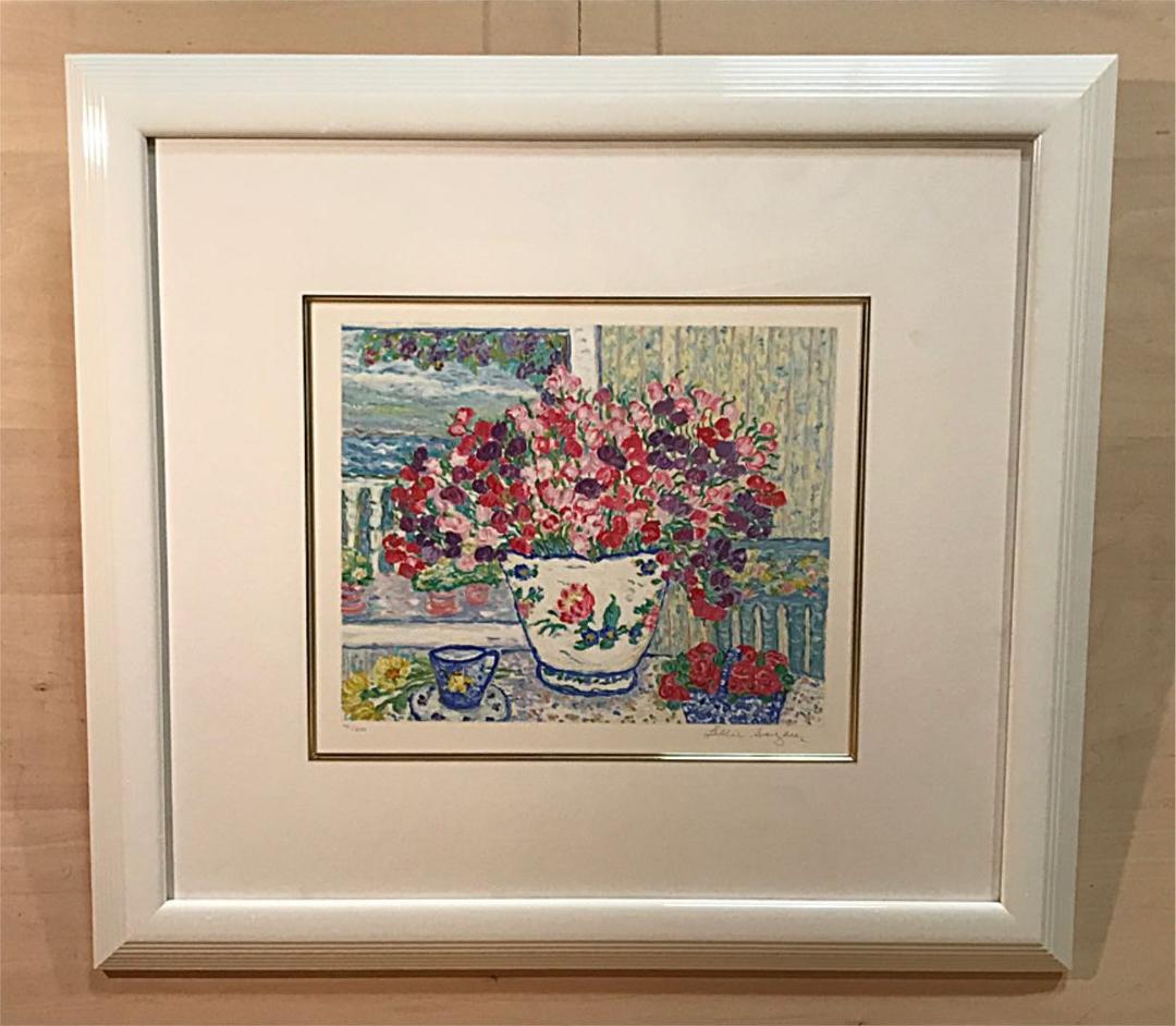 レスリー・セイヤー「マイセンベイス」シルクスクリーン 直筆サイン