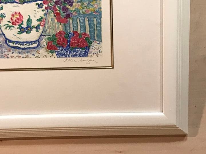 レスリー・セイヤー「マイセンベイス」シルクスクリーン 直筆サイン