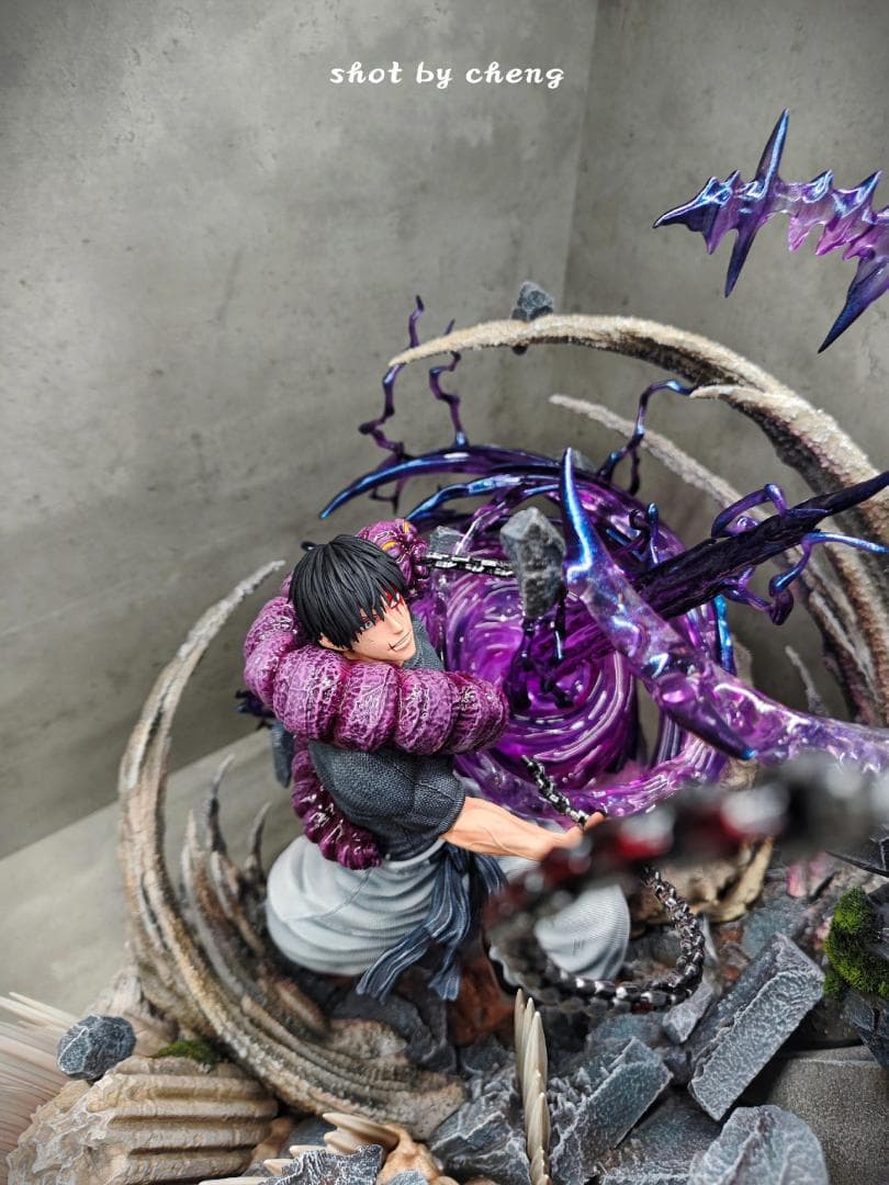 呪術廻戦 五条悟 伏黒甚爾 茈 ガレージキット フィギュア 1/6スケール