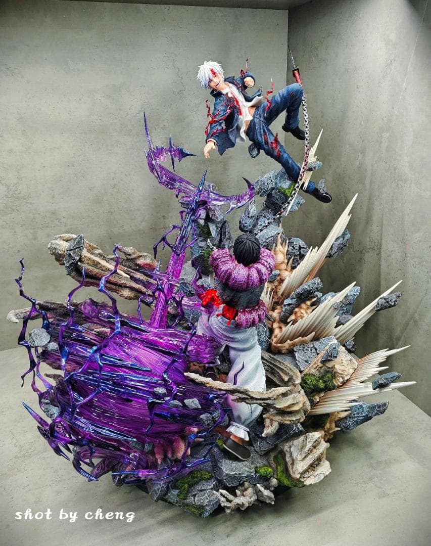 呪術廻戦 五条悟 伏黒甚爾 茈 ガレージキット フィギュア 1/6スケール