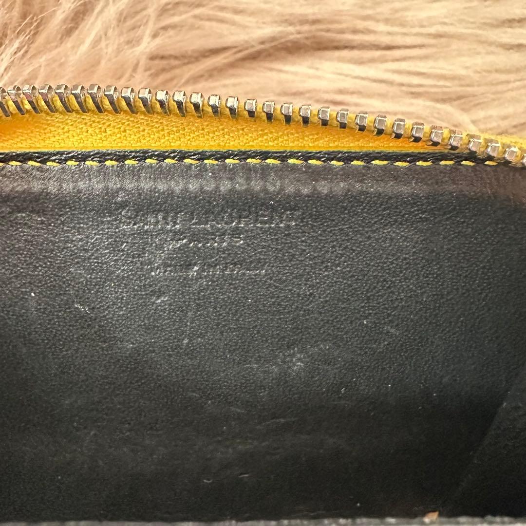 【ねこぱんち⭐︎】SAINT LAURENT イエローレザー ケース